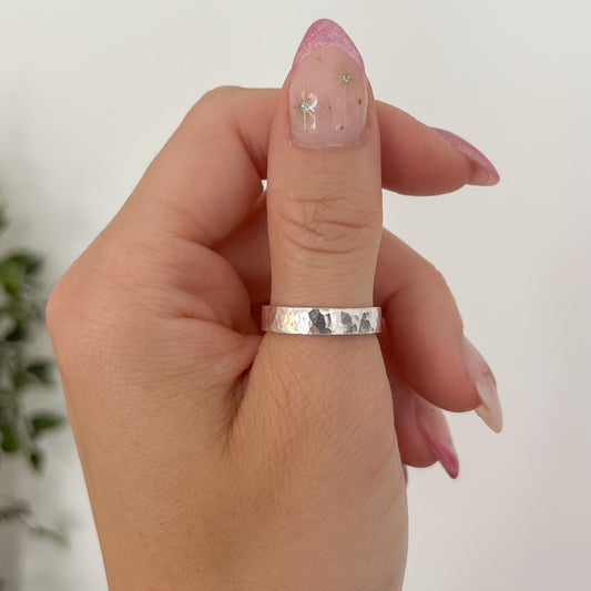 Hammered Band Ring