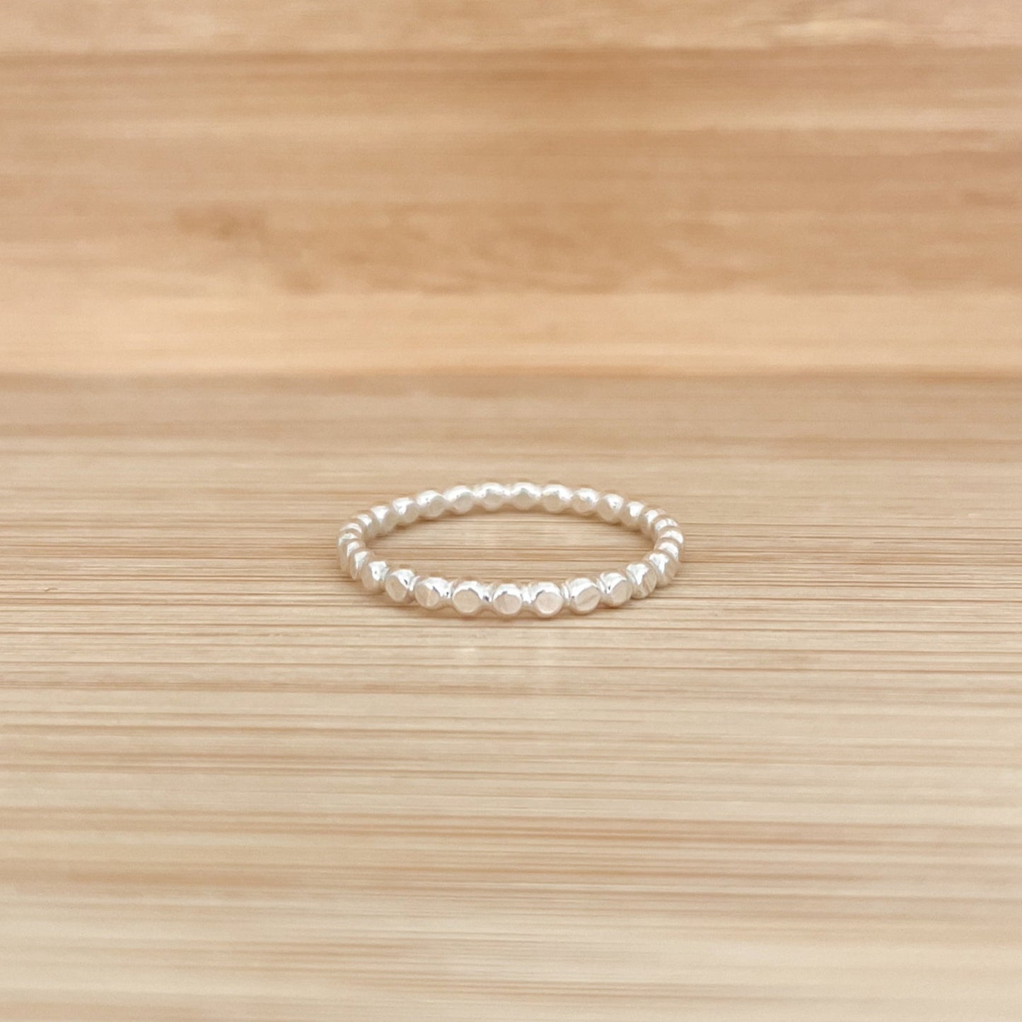 Hammered Bead Ring