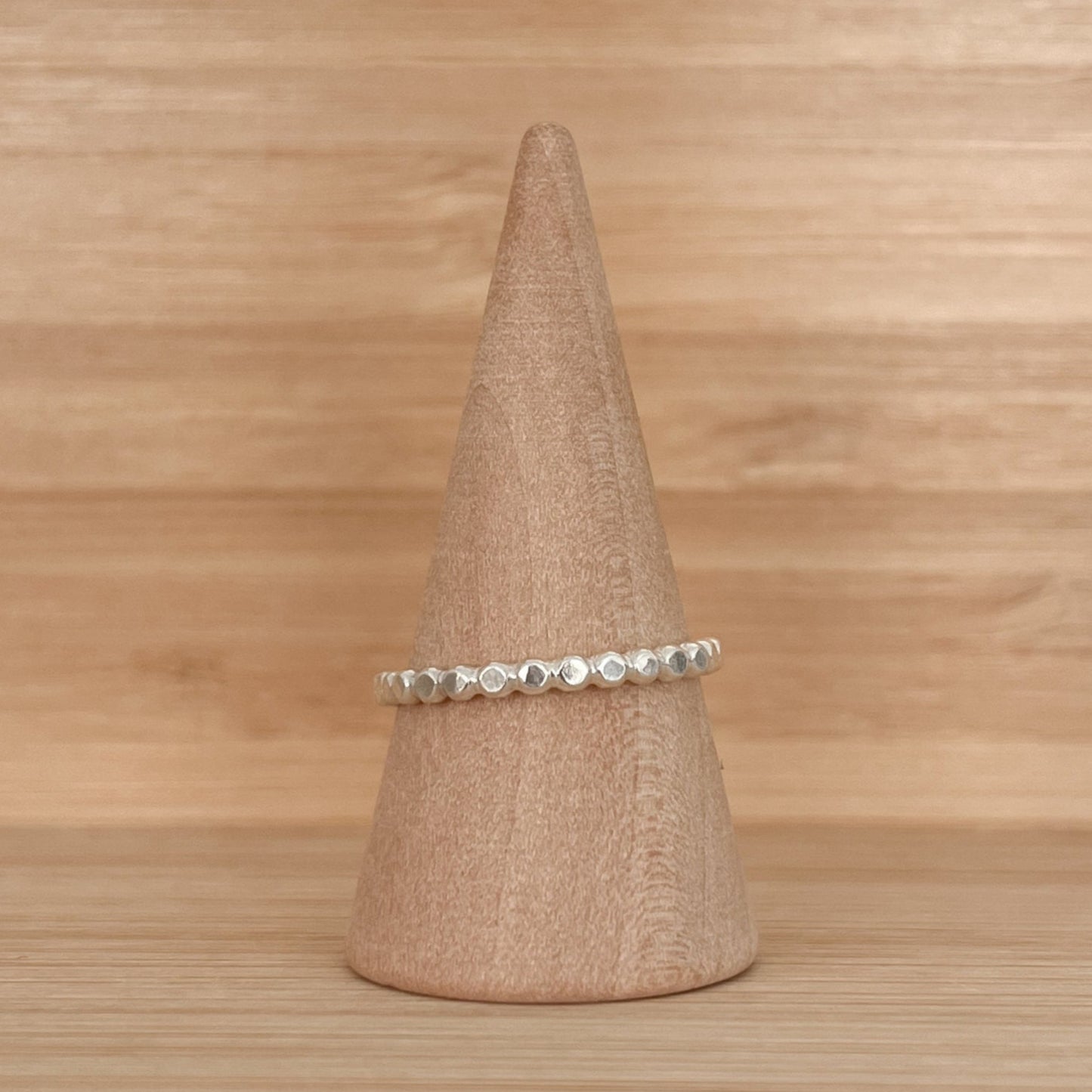Hammered Bead Ring