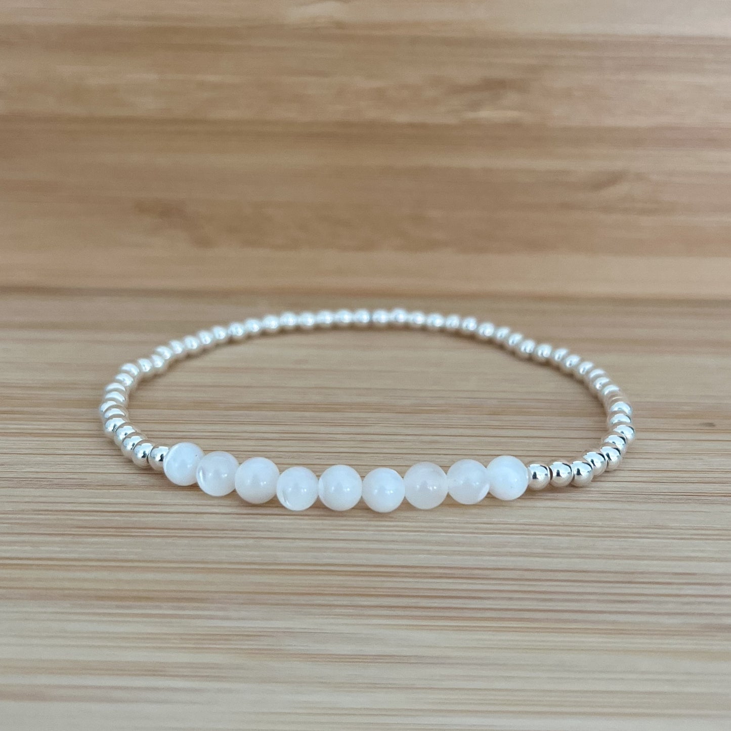 Silver Moonstone Bracelet