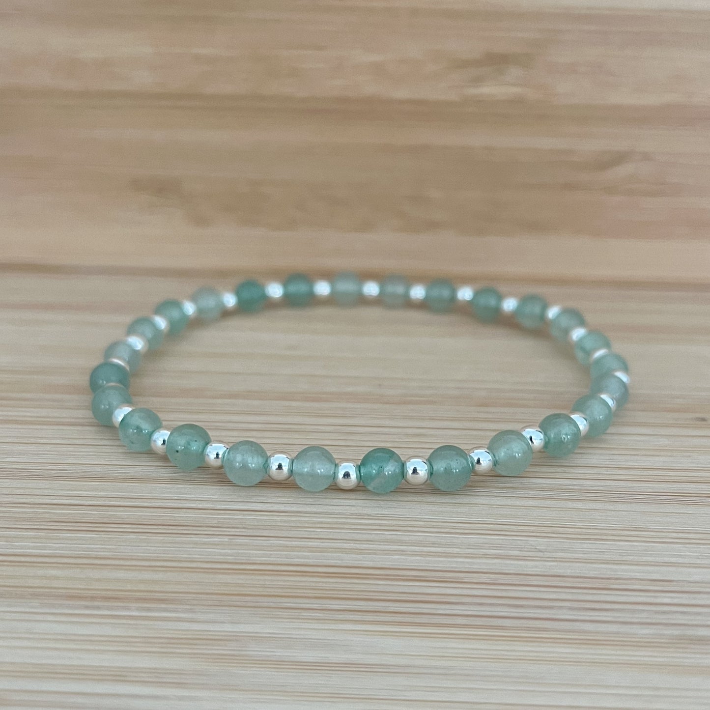 Silver & Aventurine Bracelet