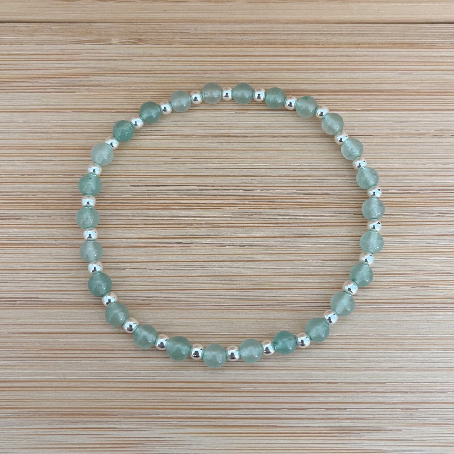 Silver & Aventurine Bracelet