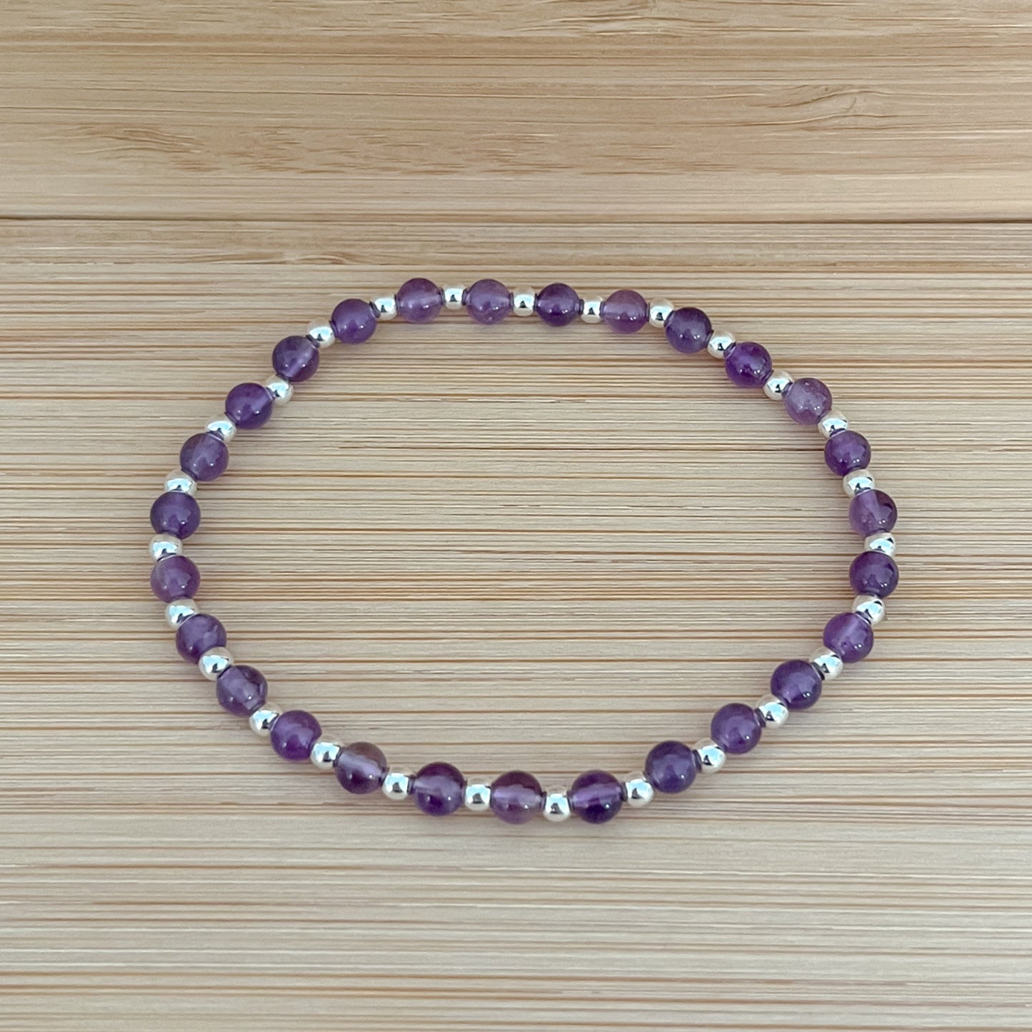 Silver & Amethyst Bracelet