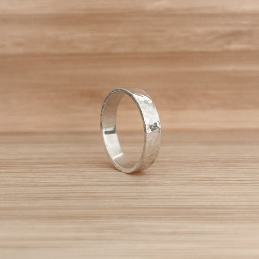 Hammered Band Ring