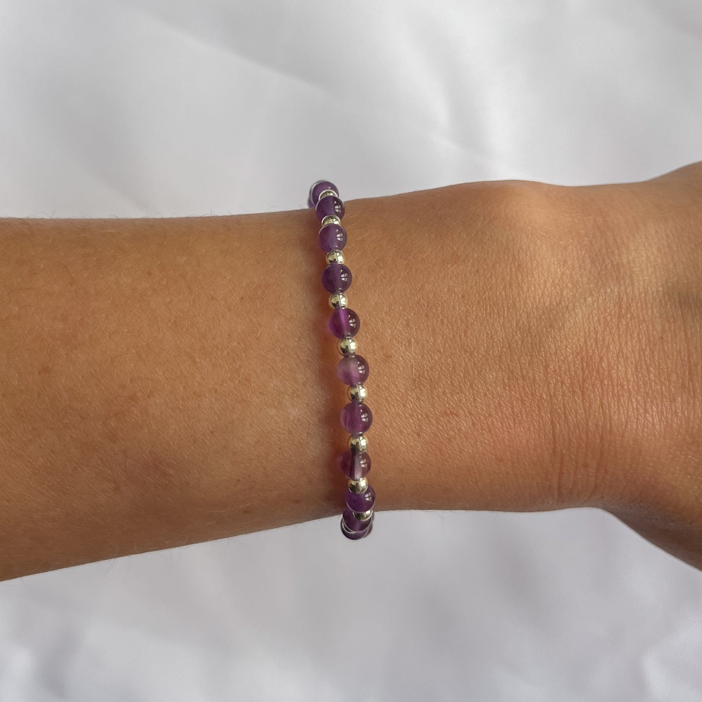 Silver & Amethyst Bracelet