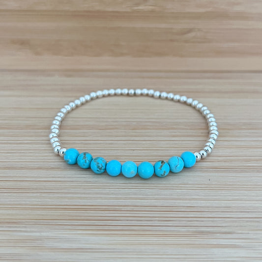 Silver Turquoise Bracelet