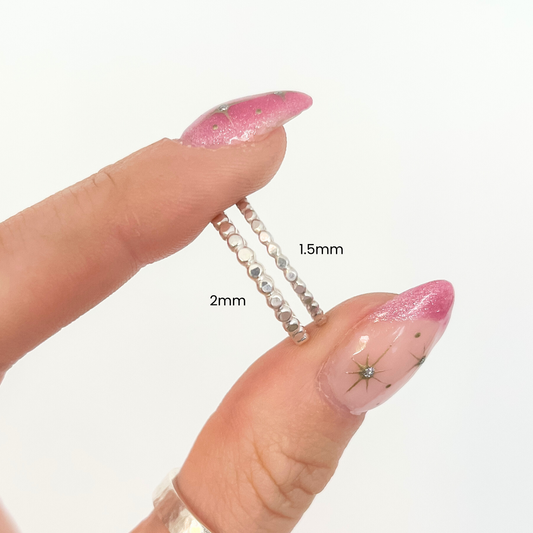 Hammered Bead Ring